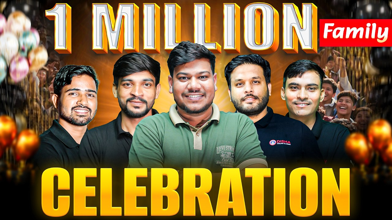 Disha Science Classes Hits 1 Million Subscribers - Disha Classes